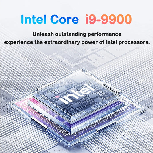 New 14.1" Laptop Intel Core i9-9900 32GB 2TB Gaming PC Ultra Slim Office Study Computer PC Windows 11 Pro 1920*1080 HD