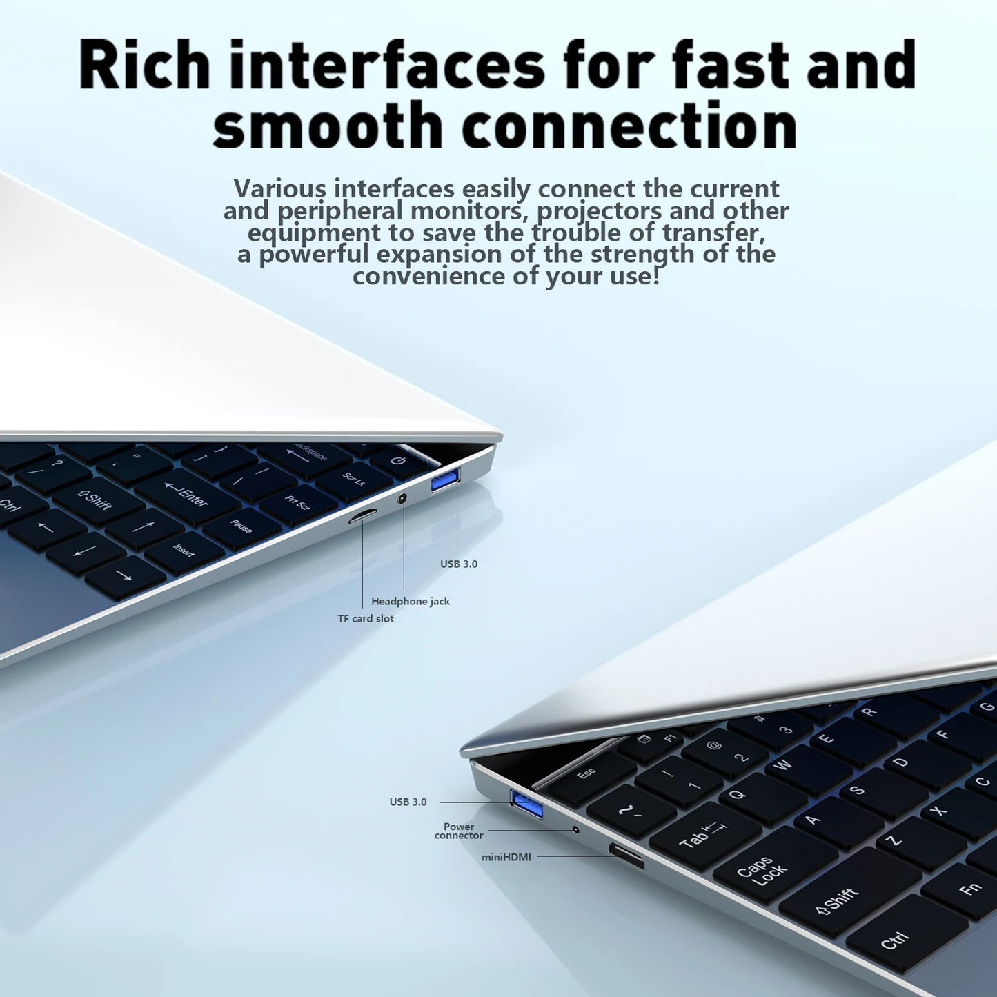 New 14.1" Laptop Intel Core i9-9900 32GB 2TB Gaming PC Ultra Slim Office Study Computer PC Windows 11 Pro  1920*1080 HD