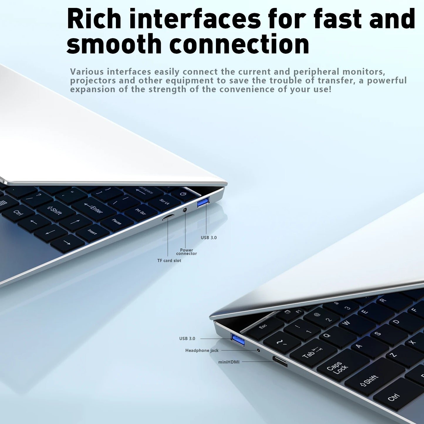 LENO HOT 14.1" Laptop Intel Core i7 8650U 32GB 2TB Windows 11 Gaming Computer PC Gamer office Ultra Slim Notebook 1920*1080 HD